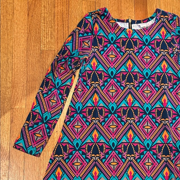Colorful Geometric Pattern Dress - Picture 11 of 15